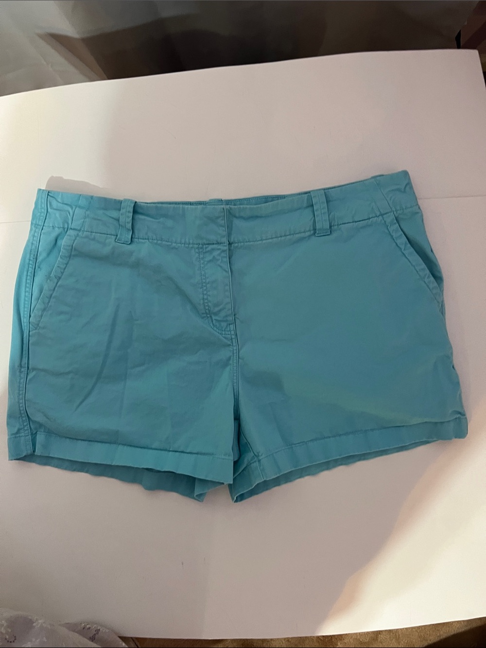 Vineyard and Vines Women’s Light Teal Casual Cotton Shorts Size 14